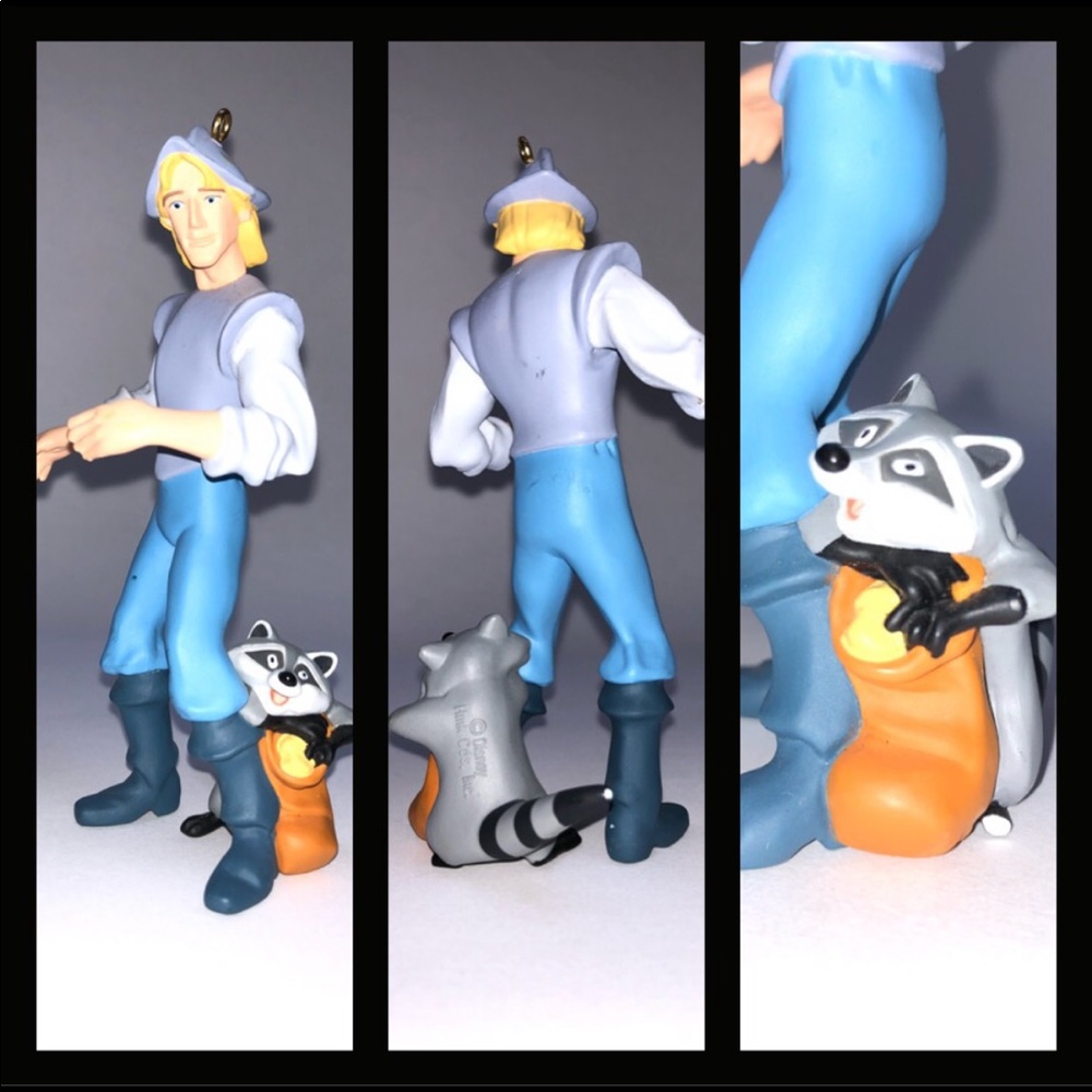 DISNEY JOHN SMITH & MEEKO Hallmark Ornament 90’s
